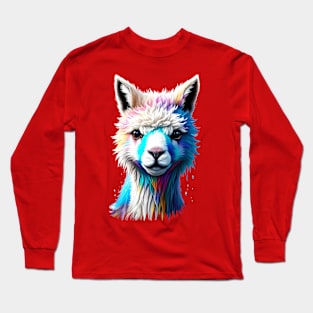 Alpaca splash art T2 Long Sleeve T-Shirt